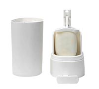 Genérico Rallador de Jabón, Dispensador Jabón Sólido, Molinillo Jabonera Pared, Blancos