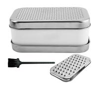Generico Rallador para cocina | con tapa y recipiente de cocina - Rallador para verduras, patatas, queso o - para, patata, pepino, zanahoria, preparación de comidas en casa y