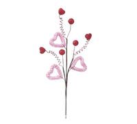 Genérico Ramas Florales para El Día De San Valentín, Decoración para Jarrón del Hogar, Ramilletes de Bayas con Forma de Corazón, para Banquete, Navidad, Fiestas, Dormitorio Y Sala De