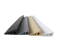Genérico Rampa de umbral Antideslizante para Interiores, Apta para sillas de Ruedas y Robots. Rampa portátil para bordillos, Ideal para baños, cocinas y Balcones. Color Blanco. Medidas: 100 x 0,6 x 2