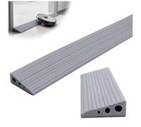 Genérico Rampas de umbral de Goma Antideslizantes, 100x3x10,5 cm, recortables, para sillas de Ruedas, Puertas, entradas de vehículos, escalones y Scooters - Autoadhesivas, solución Duradera para Pend