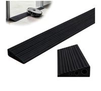 Genérico Rampas de umbral de Goma Antideslizantes, rampas Autoadhesivas para sillas de Ruedas, Ideales para Puertas, entradas de vehículos, escalones y Scooters. Se Pueden Recortar (100 x 0,6 x 2 cm)