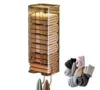 Generico Rangement Chaussettes - Boîte Murale Sans Perçage Pour Sous-Vêtements | Compartiment Antipoussière Multifonction Pour Maison, Buanderie, Voyage, Placard, Entrée, Chambre, Cuisine