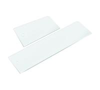 Genérico Rascador De para Esquís - Herramienta De Snowboard Rectangular Acrílica De 13x7cm Y 32x7cm | Accesorio De Mantenimiento De Tuning | Borde Base Raspado Pulido Encerado para Hombres Mujeres Ni