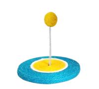 Genérico Rascador para Gatos | Interactiva Divertida con Bola De Sisal | Rascador de sisal felino,para Entrenamiento estimulación Mental simulación de Caza Ejercicio Juego en casa Exterior Viaje