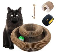 Generico Rascador para Gatos, Pelzfreunde Cat Swirl Juguete con Pelota, Rascador Magic Organ para, Alivia la Ansiedad en Gatos, para Interior y Exterior (D, 2Pcs)