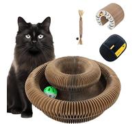 Generico Rascador para Gatos, Pelzfreunde Cat Swirl Juguete con Pelota, Rascador Magic Organ para, Alivia la Ansiedad en Gatos, para Interior y Exterior (C, 1Pcs)