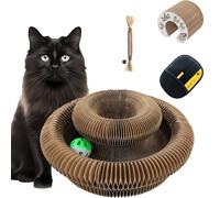 Generico Rascador para Gatos, Pelzfreunde Cat Swirl Juguete con Pelota, Rascador Magic Organ para, Alivia la Ansiedad en Gatos, para Interior y Exterior (B, 3Pcs)