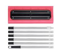 Genérico Rastrillo quitanieves para tejados,Escoba telescópica de Espuma EVA - Cepillo Quitanieves para Vehículos - para Limpieza de canaletas, Paneles solares, capós de vehículos y Profesionales