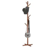 Genérico Ratante De Abrigo Independiente - Árbol De De Madera, Stand De La Sala De | Organizador De Abrigos De Pie, Estante De Árbol De Sombrero Ajustable, Colgador De Clavijas De Madera Clásica