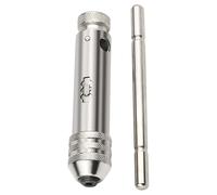 Genérico Ratcheting T Handle - Fixed Key Feature, 5 Inch External Manual Device, Weatherproof Household Maintenance Component, Durable Silver Fastener | Utility Tool For Enthusiasts & Professionals