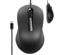 Genérico ratón con cable para ordenador | ratón con cable para PC, ergonómico silencioso, antideslizante, plug and play para oficina o escuela