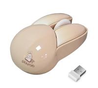 Genérico Ratón Conejito - Tierno 2,4G Silencioso Inalámbrico con Receptor USB | Сlic Callado Sin Cable Diseño Animal para PC Computadora Portátil Chicas, Mujeres, Uso Oficina