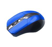 Generico Ratón inalámbrico - 2.4 G ratón USB ratón inalámbrico de trabajo para ordenadores portátiles alimentados por batería, suministros para portátiles sensibles, Notebook multiusos para ordenador