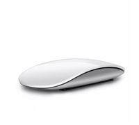 Genérico Ratón Inalámbrico Bluetooth 5.0, Recargable Silencioso Multi ARC Touch Mouse,Ergonómico Ultra-Thin Magic Mouse, para Laptop iPad Mac PC Macbook (Blanco)