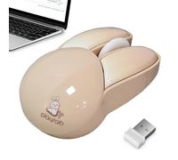 Genérico Ratón inalámbrico Bunny - Ratón inalámbrico | Ratones con batería 2,4G | Colores Caramelo, Conejo Kawaii | para niñas y niños | Tablet Kid Girl Student Mujer Regalo