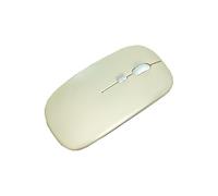 Genérico Ratón inalámbrico Recargable Compatible con Bluetooth Ratón Ergonómico Silencioso Portátil para iPad Ordenador Portátil Tablet Teléfono Oficina Gaming Ratón Ampliamente Compatible (Yellow)