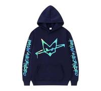 Genérico Rauw Alejandro 2024 Sudaderas con Capucha Casual Estilo Divertido Ropa de Calle Sudaderas Estampadas (1 S)