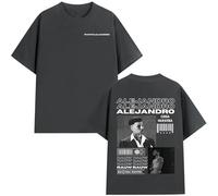 Genérico Rauw Alejandro Camisetas De Cantante para Hombre Y Mujer. Camisetas De Manga Corta De Moda Retro. Camisetas Casuales De Gran Tamaño. (5 M)