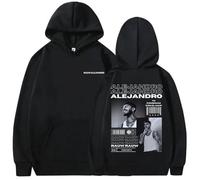 Genérico Rauw Alejandro Sudadera con Capucha Estampada Moda para Hombre Ropa De Calle Retro De Gran Tamaño Hip Hop (1 S)