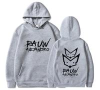 Genérico Rauw Alejandro Sudadera con Capucha para Mujer y2k, Ropa de Calle de Gran tamaño, Sudadera con Capucha Retro de Manga Larga para otoño e Invierno (5 XL)