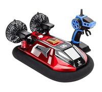 Genérico RC Barco 2.4G Anfibio Hovercraft RC Vehículo Control Remoto Remando Todo Terreno Agua Playa Piscina Barco Control Remoto Impermeable Juguetes Eléctricos