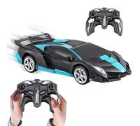 Genérico RC Car Robot, Rotating Transforming Vehicle, 2-in-1 Interactive Toy, with Music and Flashing Lights, Compact Ideal for Kids Boys Girls Indoor Play, Backyard, Garden, Home, School Activities