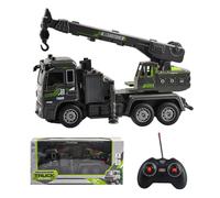 Genérico RC Engineering Vehicle - Electric Powered Construction Machine, Realistic Motor Car Toy Design, Four Wheel Drive Model, Remote Control Excavator Equipment | For Children Indoor Entertainment