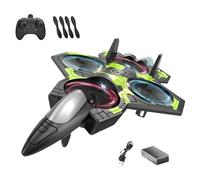Genérico RC Planes Kids, Beginner Fighter Drone, 8.07x5.12x1.77 Inch 24ghz Aerobatic Aircraft with Remote Control, Lightweight Crash-Resistant Design, for Outdoor Games Park Yard Playground
