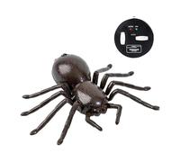 Genérico RC Spider Robot - 12cm Remote Control Crawling Toy, Realistic Running Spider, ABS Halloween Prank Gadget | Creepy Remote Controlled Spiders Toy For Haunted House Party Scare Fun Kids Adults