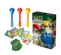 Genérico Reaction Card Games, Cat Catches Multiplayer Game, Concentration Training Toy, 1.65x7.13 Inches Fun and Educational Board Game, Compact & Travel-Friendly Design for Kids, Family