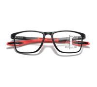 Genérico Reader Gafas de Lectura para Mujeres Hombres con Protección UV400 y Lentes Transparentes Anti Glare, Bisagras de Muelle(Rojo,2.0x)