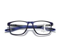 Genérico Reader Gafas de Lectura para Mujeres Hombres con Protección UV400 y Lentes Transparentes Anti Glare, Bisagras de Muelle(Azul,2.0x)