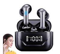 Genérico Real Time Translation Headphones - Language Interpreter Earbuds for Travel Meetings | ABS Housing with AI Voice Conversion Noise Reduction Wireless Audio Communication Tool 2.36x1.97x1.1 in