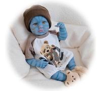 Genérico Realista Muñeca Bebé Renacido Niño 19 Pulgadas 49 cm AVA-Tar Bebé Silicona Vinilo Suave Muñeca Bebé Recién Nacido Juguete Regalo para niños de 3 años