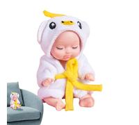 Genérico realista para niños pequeños, realista para | pequeños renacidos, juguetes de reborn, de cuerpo flexible de 4,3 pulgadas, s reales para mayores de 3 años