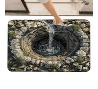 Genérico Realistic 3D Rug - Surreal Abstract Rug | Optical Illusion Door Mat For Entry Use, Woven Fabric Realistic Carpet with Home Accent, Artistic Hole Rugs, Art Doormat with Study Placement