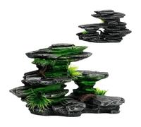Genérico Realistic Aquarium Mountain Rock Ornament Shrimp Shelter Decor