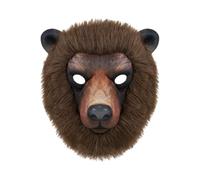 Genérico Realistic Bear Head Face Cover, Halloween Cosplay Costume