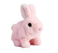 Genérico Realistic Bunny, Electronic Interactive Toy, Jumping Plush Animal, Twitching Nose and Wiggling Ears, Fun and Plays for Kids and Animal Lovers
