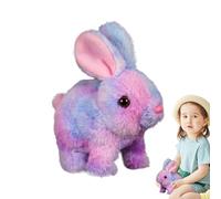Genérico Realistic Bunny - Simulated Rabbit Doll Stuffed Animal with Natural Movements, Interactive Robotic Pet That Hops, Wiggles Ears, and Twitches Nose, Plush Toy for Kids and Adults, 9 Inches