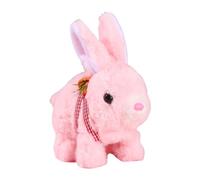 Genérico Realistic Bunny Toy, Interactive Plush Figure Toys, Cute Stuffed Bunny, Electronic Pet Rabbit, Ideal for Kids, Home Decoration, Playtime Fun, Indoor Use, 6.3x3.54x6.3 Inches