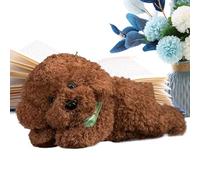 Genérico Realistic Dog Plush Soft Toy, Adorable Stuffed Puppy Animal, Huggable Companion for Home and Playtime, Fabric Collection for Children Adults, Family Birthdays