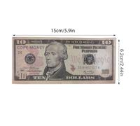 Genérico Realistic Dollar Bill, Banknote Movie Props, Fake Dollars for Pretend Play, Educational Toys, Simulation Money Compact, Girls, Teens, Youth, Women, and Dads