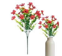 Generico Realistic Faux Flowers, Portable Artificial Flowers, Floral Stems with Sturdy Build, Lightweight Wedding Decor, Desk Blossom, Display Accessory for Kitchen Living Room