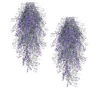 Genérico Realistic Floral Garland, Hanging Vine Decor Set, 5 Branches Plant Garland with Flexible Stems, Silk Flower Decoration, Greenery Accent with Elegant Style, Floral Vines for Wall Bedroom