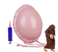 Genérico Realistic Inflatable Pregnancy Belly - PVC Faux Stomach Cosplay Prop | Adjustable Apron Style Fake Belly, For Halloween Christmas Role-Playing Elderly Friend, Pranks Costume Accessory