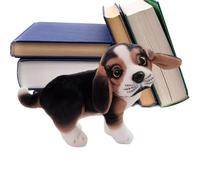 Genérico Realistic Plush Dog Toy - Soft Adorable Stuffed Puppy Collectible, 7.87 x 8.66 Inches Huggable Animal Plush for Kids, Adults, Teens, Students, Teachers, Home, Car, Bedroom, Sofa Decor