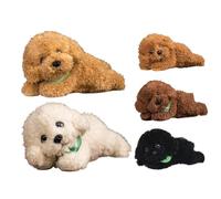 Genérico Realistic Puppy Plush - Cute Stuffed Toy for Family | Soft Plush with PP Cotton Build, 27cm Size, 180g Weight, Adorable Doll Accent for Girlfriend Kids Boys Girls Teens Son Daughter