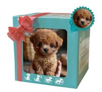 Genérico Realistic Robot Puppy, 2025 New Robot Puppy That Acts Like a Real Puppys, Robotic Dog Realistic Pet for Adults, AI Robotic Dog - Walking, Barking, Tail Wagging (Brown-A)